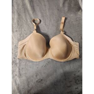 Felina Women's Marvelous Side Smoothing T-Shirt Bra Size 40C Beige